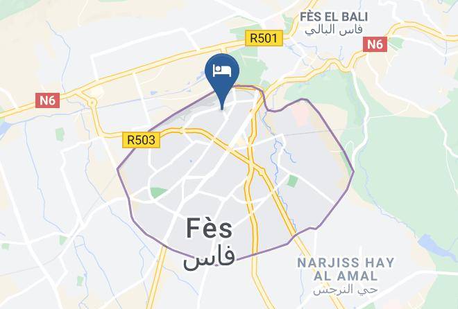 Fez - Perla Hotel Maps