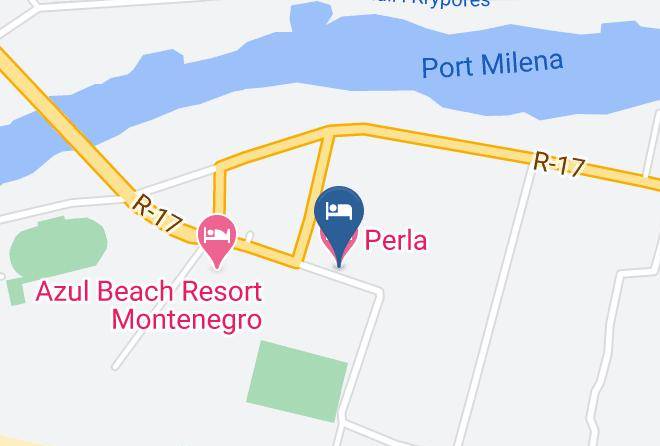 Ulcinj - Perla Hotel Maps