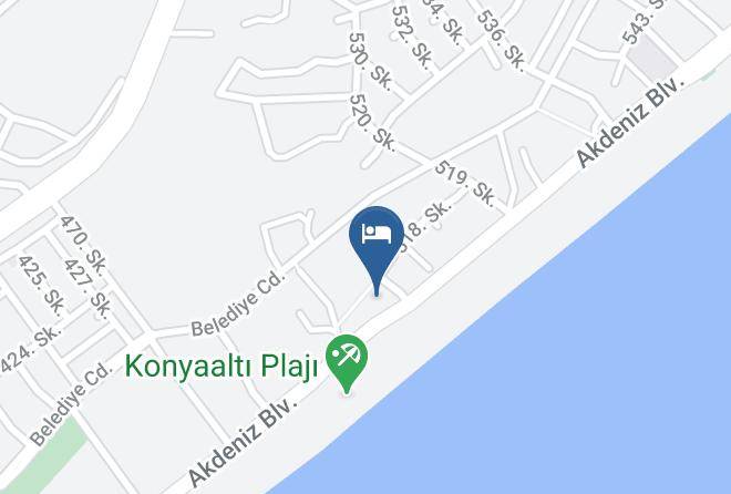 Konyaalti - Perla Mare Hotel Maps