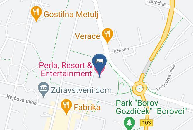 Nova Gorica - Perla Resort & Entertainment Maps