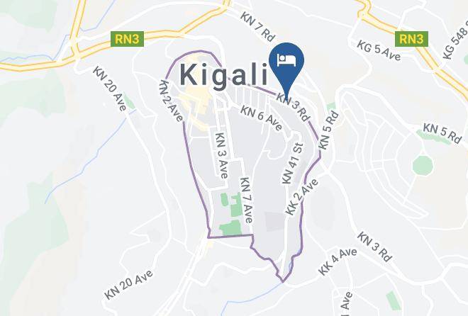 Kigali - Perle Boutique Hotel Maps