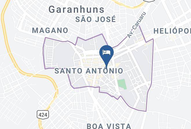Garanhuns - Permanente Hotel Maps