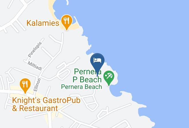 Cyprus - Pernera Beach Hotel Maps