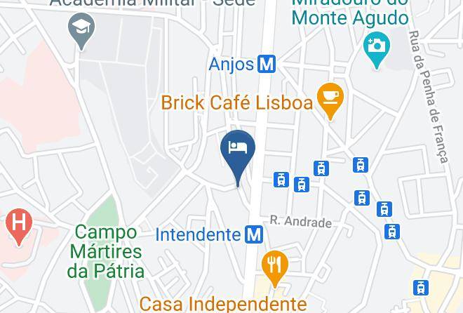 Lisbon - Perola Dos Anjos Maps