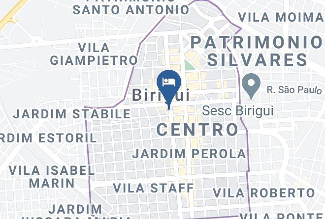 Birigui - Perola Verde Hotel Maps
