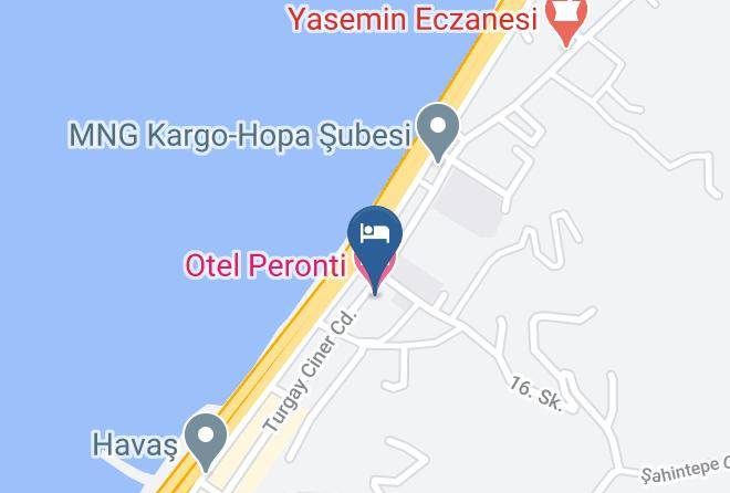 Hopa - Otel Peronti Maps