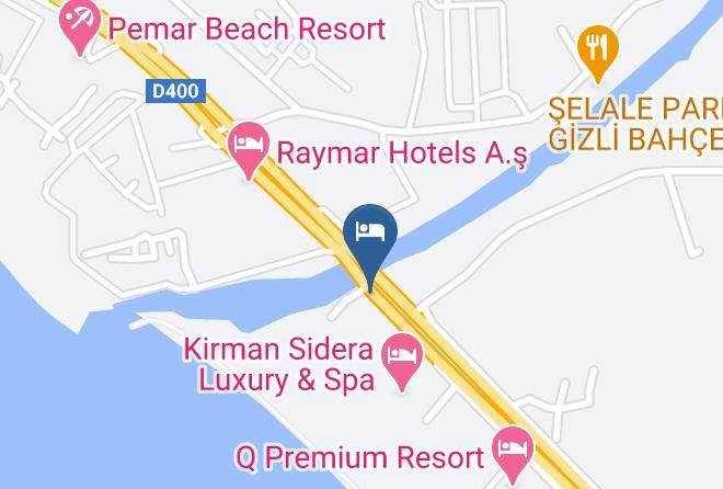 Manavgat - Perre Delta Resort & Spa Maps
