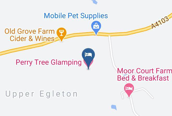 Herefordshire - Perry Tree Glamping Maps