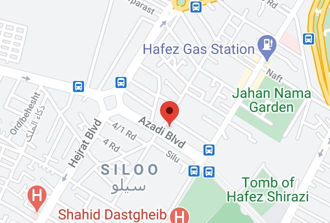 Shiraz - Persepolis Hotel Maps