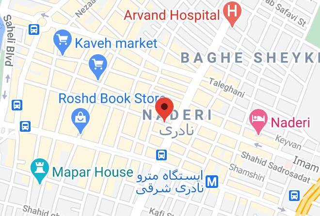 Ahvaz - Persia Hotel Maps