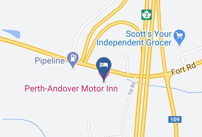 Perth Andover Motor Inn Map