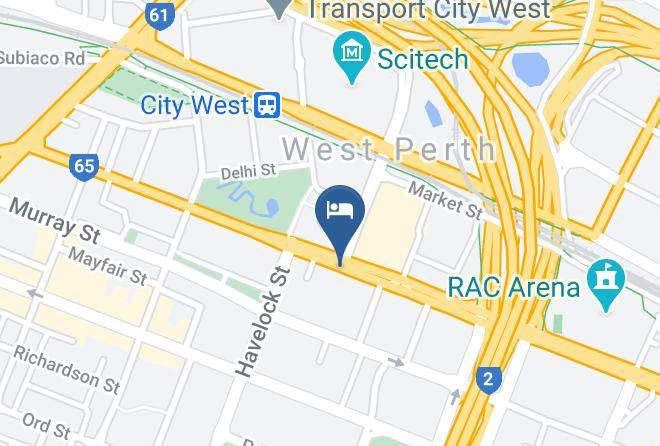 Perth - Perth City Apartment Hotel Maps