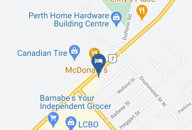 Perth Plaza Motel Map
