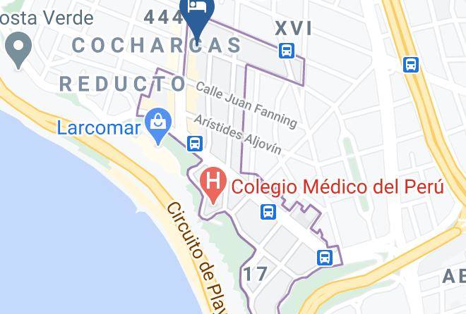 Miraflores - Peru Backpackers Maps