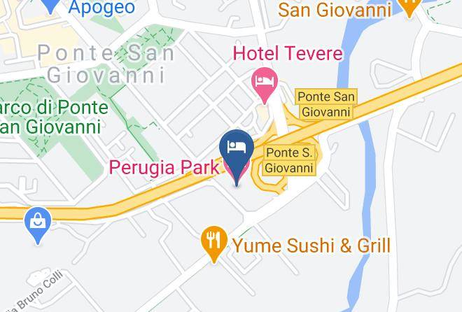 Perugia Park Hotel Map