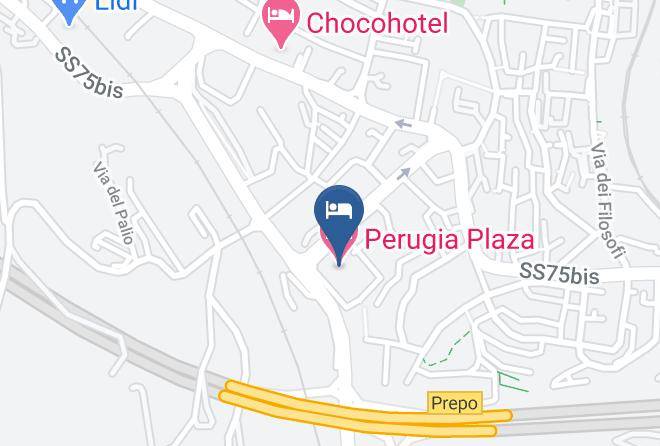 Perugia - Perugia Plaza Hotel Maps