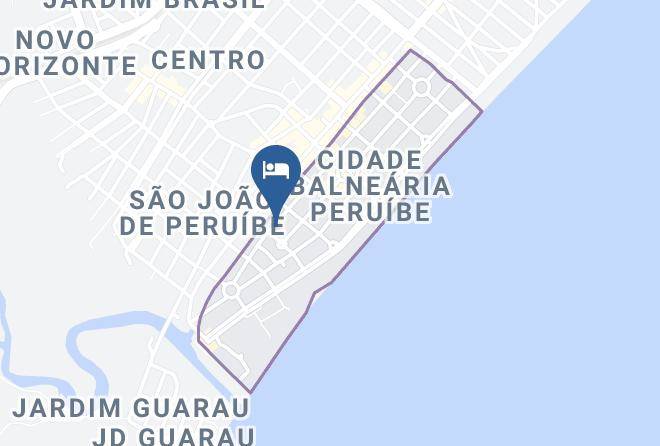 Peruibe - Peruibe Suite Flat Hotel Maps