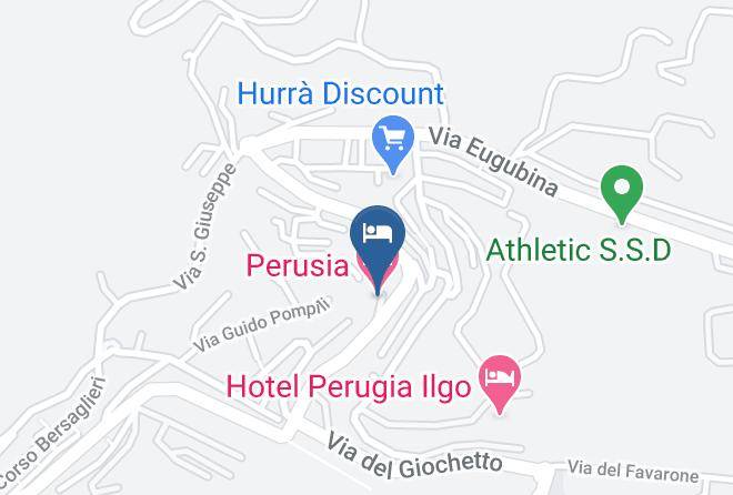 Perugia - Perusia Hotel Maps
