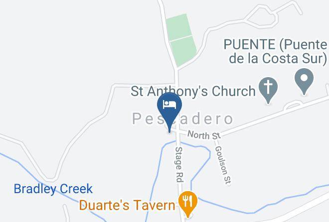 San Mateo - Pescadero Creek Inn Maps
