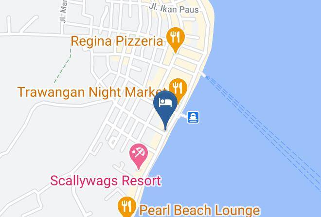 North Lombok Regency - Pesona Beach Resort & Spa Maps