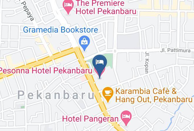 Pekanbaru - Pesonna Hotel Pekanbaru Maps