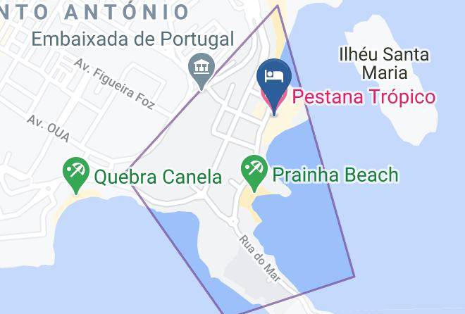 Pestana tropico map