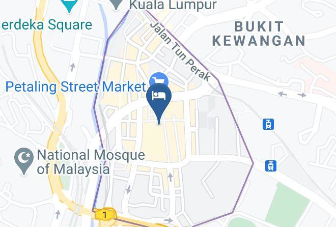 Kuala Lumpur - Petaling Street Hotel Maps