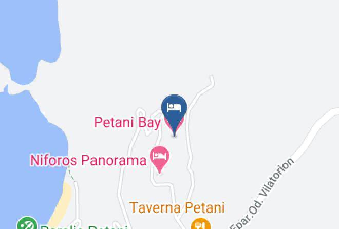 Kefallinia - Petani Bay Hotel Maps
