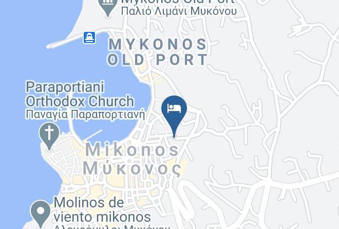 Mykonos - Petasos Town Hotel Maps