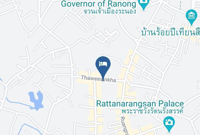 Mueang Ranong District - Petch Ranong At Town Maps