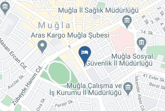 Yenikoy - Petek Hotel Maps