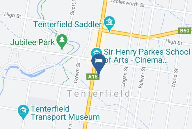 Tenterfield - Peter Allen Motor Inn Maps