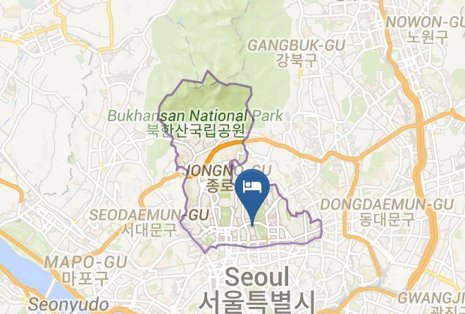 Jongnogu - Petercat Hotel Insadong Maps