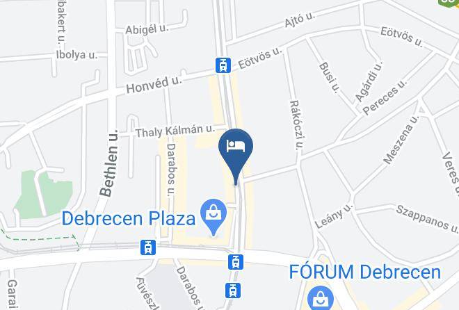 Debrecen - Peterfia Tarsashaz Maps