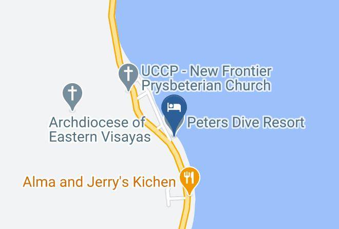 Southern Leyte - Peters Dive Resort Maps
