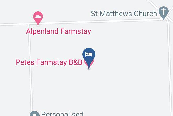 Waimakariri - Petes Farmstay B&b Maps