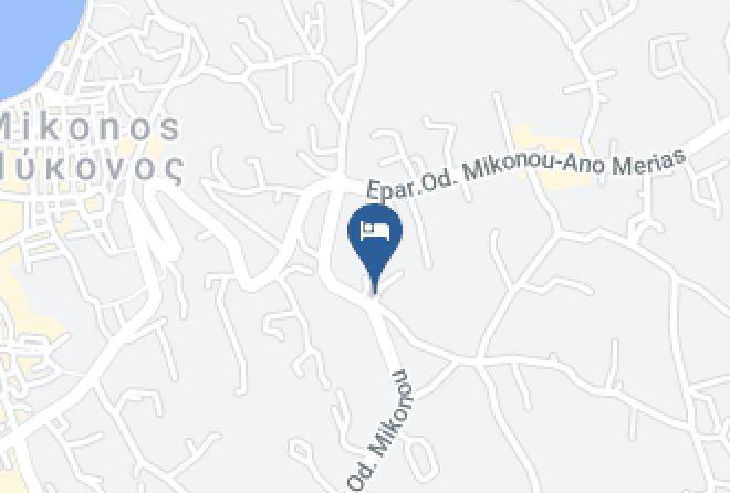 Mykonos - Petinaros Hotel Maps