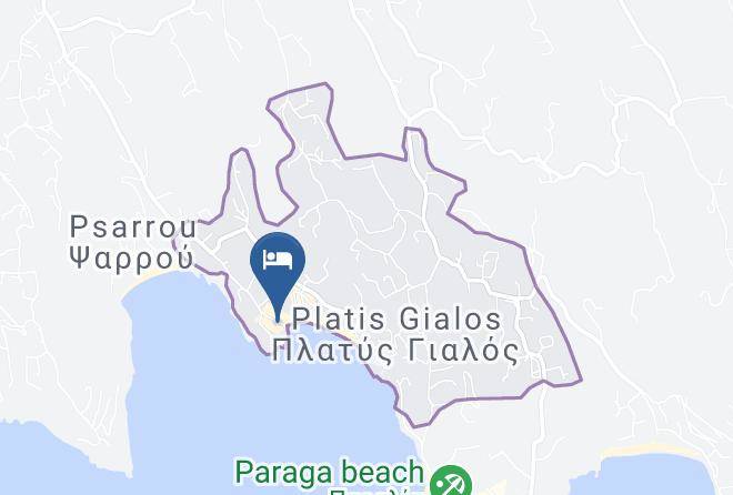 Mykonos - Petinos Beach Hotel Maps
