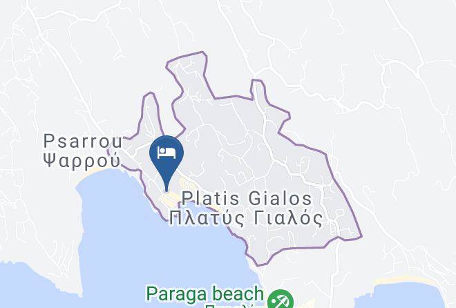 Mykonos - Petinos Hotel Maps