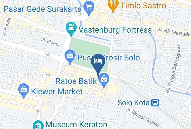 Surakarta - Petit Boutique Hotel Maps
