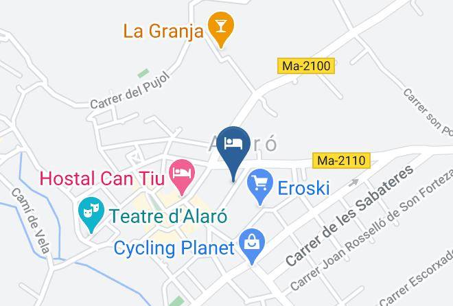 Baleares - Petit Hotel Alaro Maps