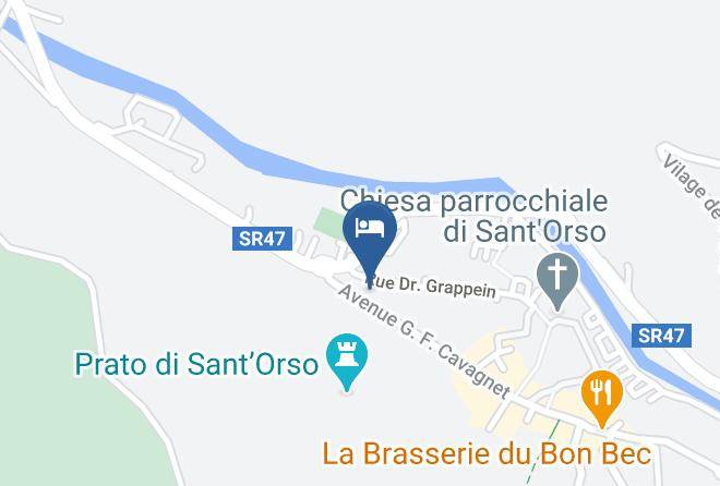 Aosta - Petit Hotel Il Family Hotel Di Cogne Maps