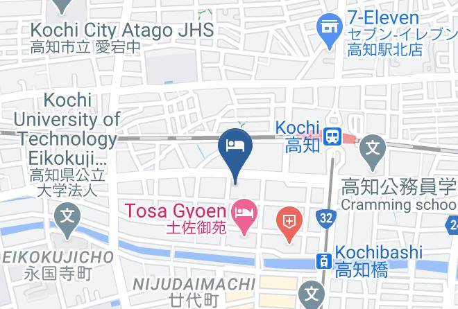 Kochi City - Petit Hotel Kochi Maps