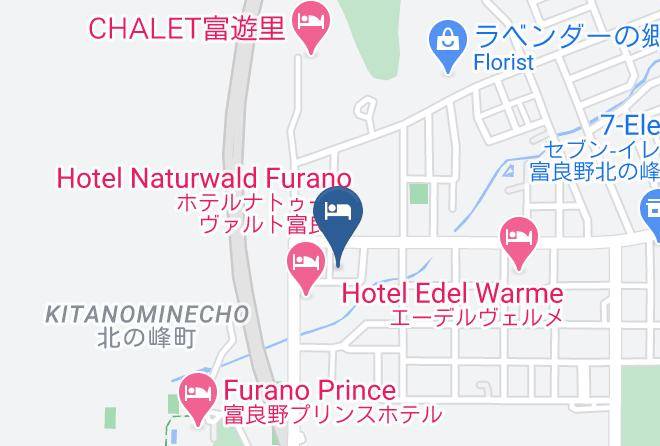 Furano City - Petit Hotel Melon Furano Maps