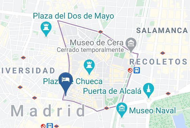 Madrid - Petit Palace Chueca Maps