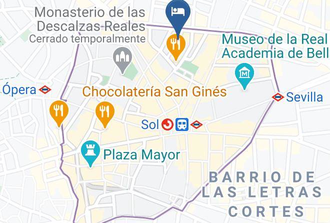 Madrid - Petit Palace Cliper Gran Via Maps