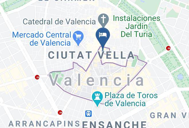Valencia - Petit Palace Plaza De La Reina Maps