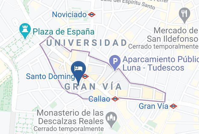 Madrid - Petit Palace Plaza Espana Maps