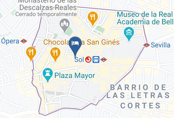 Madrid - Petit Palace Puerta Del Sol Maps