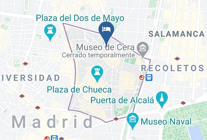 Petit Palace Santa Barbara Map